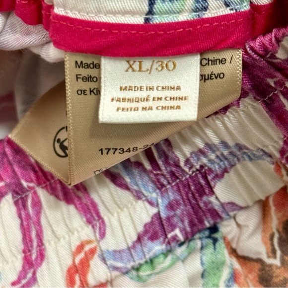 Scotch & Soda Gia Starfish Print Colorful Trouser Pull On Pants Size XL - Picture 8 of 13